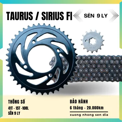 [FreeshipMAX] [HCM] Bộ nhông sên dĩa Sirius fi / Taurus (9ly)