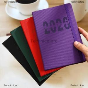 [COD] Technicolore สมุดแพลนเนอร์2026สมุดแพลนเนอร์สมุดรายวันรายสัปดาห์ขนาด A5พร้อมเคสหนังเทียมสำหรับนักธุรกิจศึกษา