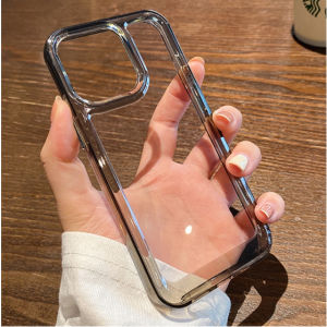 Clear Case iPhone X-15 Series | Soft Hardcase Transparan 3 Warna Shockproof & Camera Protection