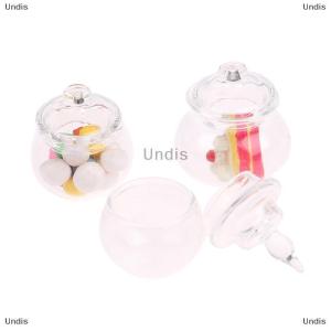 [COD] Undis 1:12 Dollhouse Mini Jar Candy Bottle Storage Tank Tiny Vial Kitchen Decor