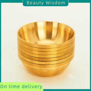 Beauty Wisdom Copper Tibetan Bowl Buddha Disciples to Supply Water Meditation Mini Brass Bowl