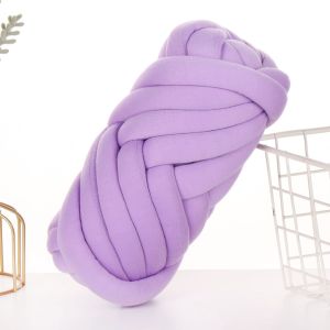 500g 3cm Chunky Tube Yarn Hand Knitting Iceland Wool Yarn Chunky Cotton Tube Yarn DIY Woven Cats Ne