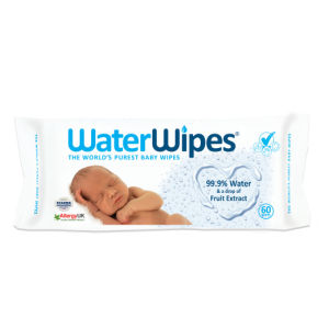 WATERWIPES: Worlds Purest Baby Wipes - Original Biodegradable 4x60pk (240 wipes) Bundle Deal - Fragrance-Free for Premature and Newborn Babies Sensitive & Eczema Prone Skin