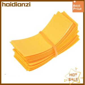 haidianzi 100pcs 18650 Battery Wrap PVC Heat Shrink Tubing Pre-cut Precut