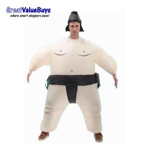 SG stock Halloween T-Rex Dinosaur Costume Clown Sumo Santa inflatable Adult Christmas Party Funny