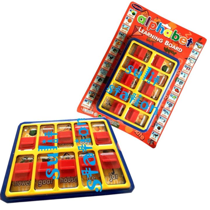 EDUCATIONAL LEARNING ABC ALPHABET SPELLER SPELL QUIZ WORDS BOARD TABLET ...