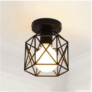 YHLAMP LED Metal Cage Ceiling Light: A Stylish & Versatile Decorative Solution