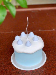 Bánh giả chụp ảnh siêu xinh tone xanh dương