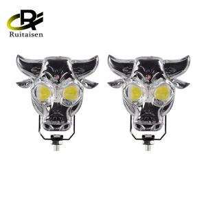 Đèn IP67 đầy màu sắc xe máy Đèn sân khấu 12 V 20 Wát Đèn Xe Hơi bên ngoài cho xe tay ga moto xe