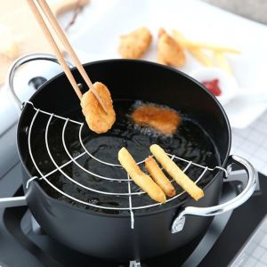 Peniris Gorengan Gantung Stainless Steel 34 36 cm Wajan Tirisan Cooling Rak Tatakan Tiris Saringan Strainer Anti Lengket