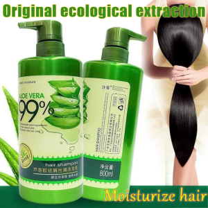 (FDA APPROVAL)Original 99% Aloe Vera Conditioner & Shampoo & Shower gel 800ml Salon Repair Moisture Hot Oil Cream 750g