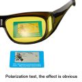 KACA MATA HD VISION KACAMATA ANTI GLARE ANTI SILAU MENYETIR SIANG MALAM LAMPU KENDARAAN DAN SINAR UV MATAHARI. 