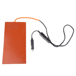 Home Silicone Heating Warm Pad 12V/100W Pizza Hot Delivery Bag Incubator Mat& 65°C Thermostat Controller Heater Pad