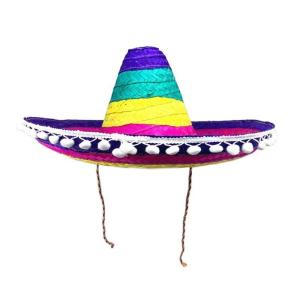 CincoDeMayo Straw Hat Adult Party Hat Mexicans Festival Hat Photography Hat with Large Brim Men Women Theme Party Supply
