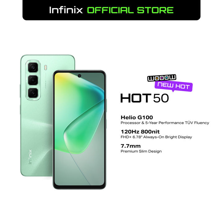 Infinix%20HOT%2050,%20(up%20to%2016GB%20%5B8GB%20+%20256GB%5D,%20Helio%20G100,%206.78"%20120hz,%20(1%20year%20local%20warranty)%20-%20Image%202