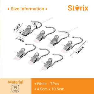 Storix Stainless Steel Clothespin Multipurpose Clothes Drying Clips With Hook Sturdy Windproof Clothes Pegs Hanger