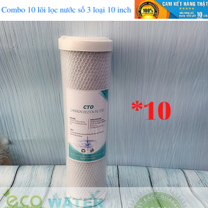 Combo 10 lõi lọc nước số 3 Matex - Ecocto0025