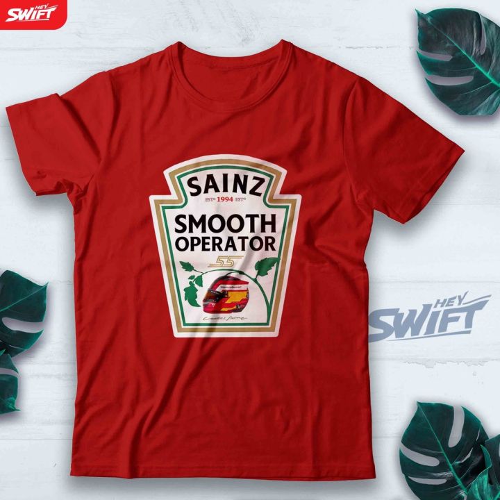 Carlos Sainz Smooth Operator Ferrari F1 T-Shirt Shirt DISTRO Lazada PH