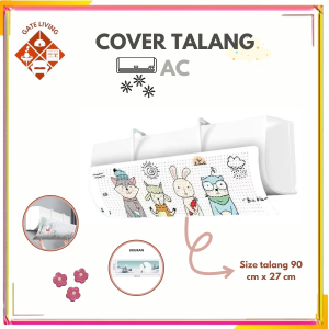 Cover Talang AC Penahan Reflektpr Angin AC Bermotif Karakter Lucu