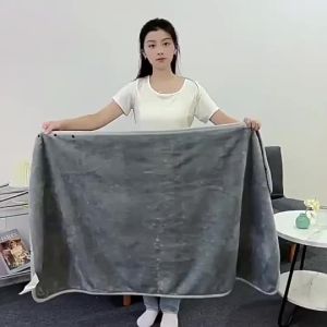Wearable Fleece Blanket for s – Soft Sherpa Plaid Shawl Cozy & Warm Home Use