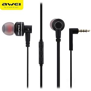 Awei ES-10TY 3.5mm Super Bass Noise Isolation In-Ear Earphones