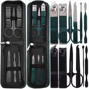 6Pcs/Bag Portable Nail Scissors Sets Nail Clipper Set Earpick File Manicure Beauty Tools