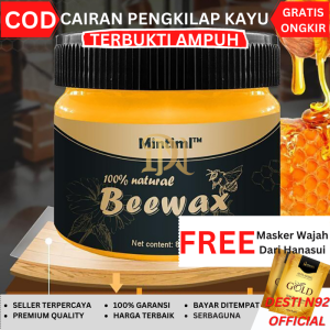Cairan Pengkilap Kayu Meubel Serbaguna Pembersih Furniture Mebel Polish Pembersih Debu Penghilang Jamur 100% Natural Terbaru Lilin Gel Lebah Alami Poles Furnitur Tahan Lama Kinclong Wood Seasoning Polish