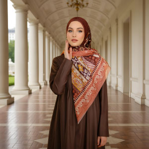 Shafira - Merchi Printed Scarf | Hijab Segi Empat Motif