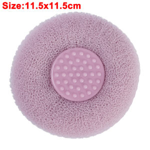 ฟองน้ำแปรงอาบน้ำสครับขัดผิวอาบน้ำ Alat Penggosok Badan ผ้าเช็ดตัวจุกดูดเครื่องทำความสะอาดผิวหนังที่ตายแล้วทำความสะอาดผิวตัวแปรงโฟม