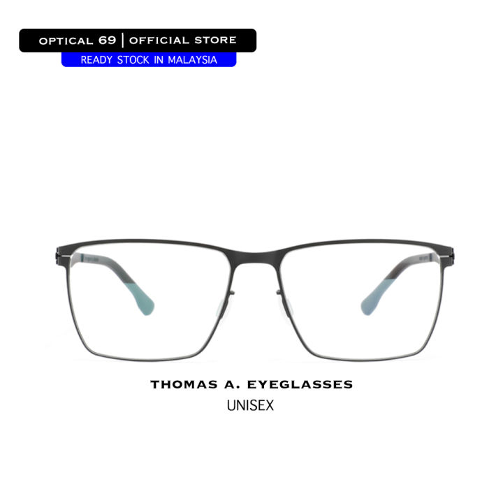 Ic Thomas A. Black Unisex eyewear Malaysia optical frame germany