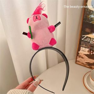 Capybara Headband Hairband Plush Hair Hoop Photos Capybara Shape Cosplay Hairband Makeup Taking Photos for Women Party Headpiece