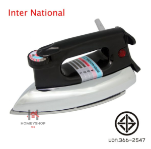 4 สี international เตารีดไฟฟ้า 3.5 ปอนด์ รุ่น sd-355 ด้ามสี (ดำ/แดง/เขียว/น้ำเงิน) hs hs99