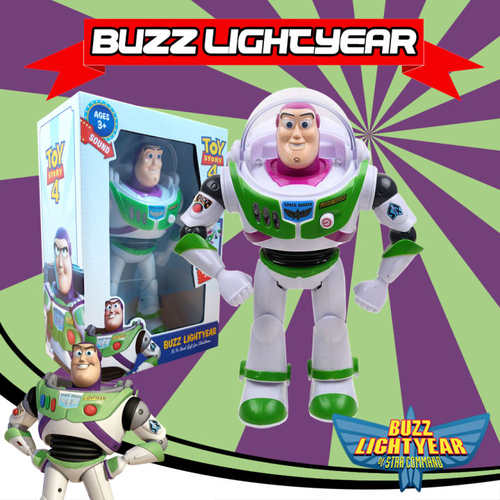 Toy Story Buzz Lightyear Action Figure with Lights Sounds Lazada PH