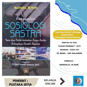 PENGANTAR SOSIOLOGI SASTRA ~ PUSTAKA SETIA
