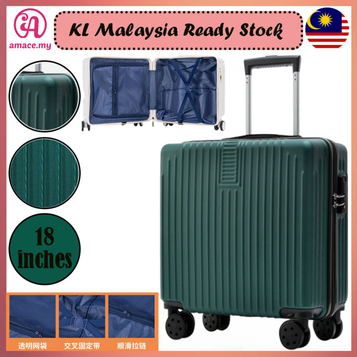 Boarding Suitcase Luggage 18 INCHES Luggage Bag【KL Malaysia Ready Stock