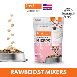 Instinct Freeze Dried Raw Boost Mixers Grain Free Skin & Coat Cat Food Topper 156g