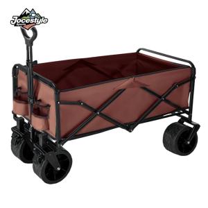 Camping Hand Truck Large Capacity Extended Picnic Trolley Swivel Wheels Multifunction Camper Cart for Outdoor Camping Travel