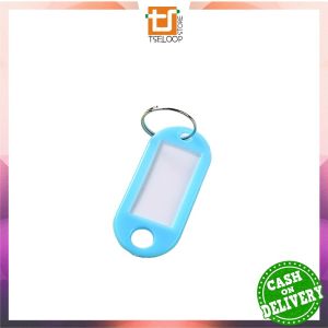 OFM-C1102 Tag Gantungan Kunci Label Nama Ganci Plastik / Keychain Ring Name Tag Key Ring / Gantungan