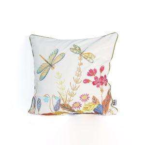 Vỏ gối vải poly in thêu Aloisia Made4Home size 45*45cm