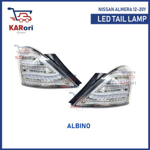 NISSAN ALMERA N17 2011 - 2019 DRAGON SCALE DYNAMIC TAIL LAMP WITH SIGNAL RUNNING / NISSAN ALMERA LED TAIL LAMP