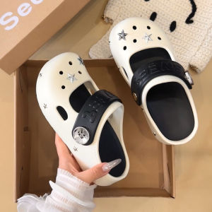 2026 New Star-Shaped Clog Shoes Fashionable And Stylish WomenS Spring/Summer Outdoor Wear Comfortable Non-Slip Versatile Cute Closed-Toe Slippers