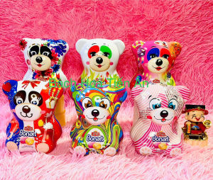 Kẹo Cứng KING HENRY BONART nhân sốt trái cây hộp thiết gấu siêu cute 150g tết an khang 2026 giao màu ngẫu nhiên