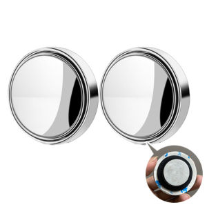 HuiLin. 2PCS Car 360 Degree Frameless Blind Spot Convex Circular Angle Mirror Small Round Side Mirror Blind Spot Rear View Mirror