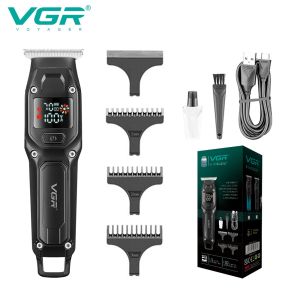VGR V-282 6500 rpm high speed hair clipper LCD screen hair clipper household mens hair clipper electric shaver