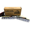 6.5" LED DRL Daytime Running Lights Safety lights Dual Color Yellow-White [2PCS Set]. 