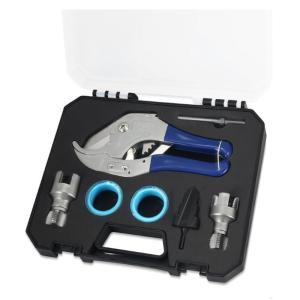 Electric Drill Compatible PVC Pipe Threader PVC Thread Maker Tool for Electric Drill 1/2" 3/4" Plastic Pipe Threader