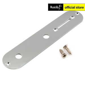 Musiclily Pro 34มม. แผ่นควบคุมเหล็กกล้าสำหรับกีต้าร์ไฟฟ้าสไตล์เทเล