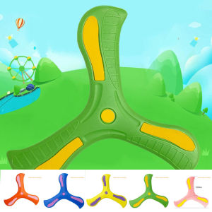 ChildrenS Boomerang Soft Trefoil Cross Parent-Child Interactive Outdoor Toys Early Education Puzzle Decompression Gift