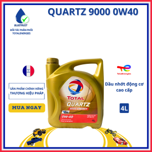 Dầu nhớt động cơ ô tô TOTAL QUARTZ 9000 ENERGY 0W40 API SN/CF ACEA A3/B4 - 4 Lít