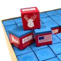 12 Pcs Kapur Billiard Biru Chalk Billiard Cuk Chalk Kualitas Premium Billiard Chalk. 